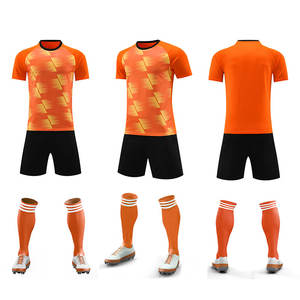 पेशेवर ग्रेड फुटबॉल जर्सी थोक ऑर्डर वयस्क और बच्चों की नमी को अवशोषित करने वाले कपड़े लोगो नाम और नंबर प्रिंटिंग - Product Image 4