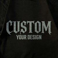 Sweat-shirts unisexes pour hommes en coton éponge délavé vintage surdimensionné avec impression personnalisée