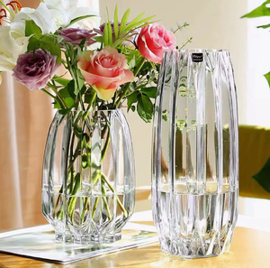 Nordic Luxury Glass <strong>Vase</strong> Transparent Living Room <strong>Flower</strong> Decoration <strong>Flower</strong> <strong>Vase</strong> - Product Image 2