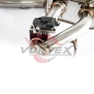 Vortex 304สแตนเลส valvetronic catback Exhaust System 1.5mm กระจกขัดเงา3นิ้ว Porsche Cayenne 9Y0 E3 3.0T 2.9T - Product Image 3