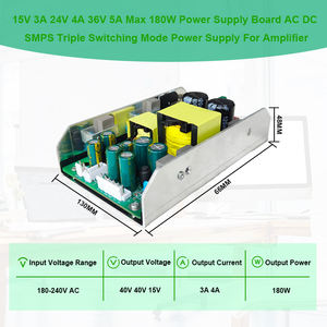 +-40V 3A 15V 4A W وضع التبديل مصدر الطاقة للوحة تزويد الطاقة للمكبر للصوت - Product Image 3