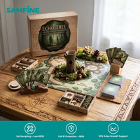 Jeu de société d'archipel flottant Serene avec carte modulaire et cartes de scénario pour une lecture coopérative relaxante en groupe