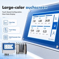 Analyseur d'eau multiparamètres à 6 canaux à écran tactile GAIMC MP200 pour la surveillance industrielle
