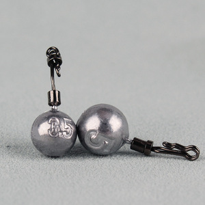 Premium Running Sinker 5g Lead Alloy Swivel <b>Snap</b> <b>Hook</b> Freshwater Fishing Gear - Product Image 2