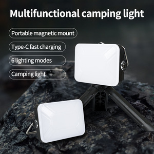 Lampe de camping LED rechargeable par USB, fixation murale magnétique, éclairage extérieur étanche - Product Image 3