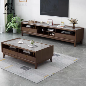 Muebles para el Hogar de Diseño Moderno, Fabricados en Fábrica, Buen Precio, Personalizables, MOQ Bajo, Envío Inmediato, de Madera y Mármol, Ecológicos, Fáciles de Montar - Product Image 6