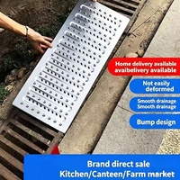 Grilles de drainage de douche industrielles extérieures sur mesure en acier inoxydable 304 316 robustes pour allées et caniveaux