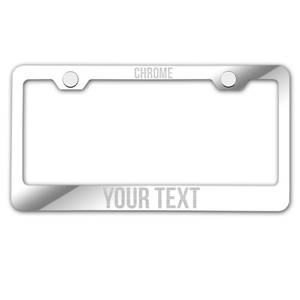 Bán buôn tùy chỉnh Laser khắc Kim Loại tấm giấy phép khung mạ điện màu bóng thép không gỉ tấm giấy phép khung - Product Image 5