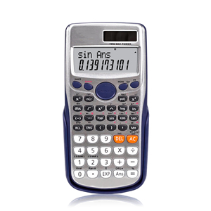 Dual Power Solar 10+2 Digits Scientific Calculator High Student 2 Line Display Stationery Item with 417 Functions - Product Image 1