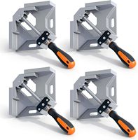 Pince d'angle à 90 degrés réglable, pinces d'angle et de fixation pour le travail du bois, outils de menuiserie en alliage d'aluminium