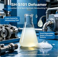 Défoamer silicone SH-S101 pour eaux usées industrielles, nettoyage, eaux de circulation, fluides de travail des métaux et industrie pétrolière