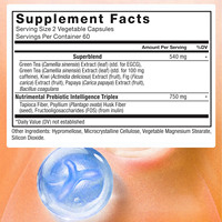 Prix de gros d'usine Capsules probiotiques Extrait de thé vert pour adultes Améliorer la santé digestive Pilules de supplément de santé immunitaire