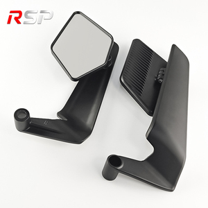 Rétroviseurs universels pliables pour <span class=keywords><strong>moto</strong></span>, montage sur maître-cylindre, en plastique ABS, grand angle, paire pour <span class=keywords><strong>moto</strong></span> de route et scooter - Product Image 6