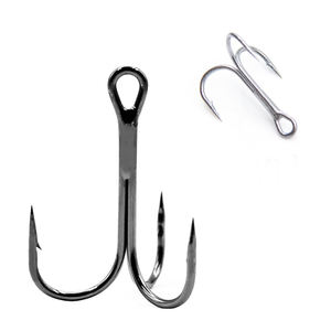 DORISEA 高炭素鋼 トレブルフィッシングフック、16# 12# 10# 8# 6# 4# 2# 1# 1/0 2/0 <span class=keywords><strong>3</strong></span>/0 4/0 - Product Image 3