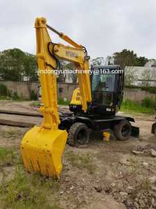 Mini-excavatrice Hyundai 60-7 d'occasion en vente, Hyundai 60w-7 en bon état de fonctionnement - Product Image 5