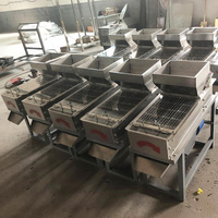 Machine électrique mini pour peler les cacahuètes à peau rouge, machine à peler les arachides, machine à torréfier et à peler les cacahuètes