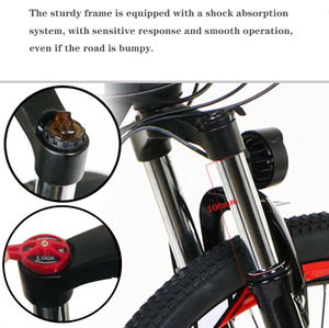 <span class=keywords><strong>Bicicleta</strong></span> Eléctrica de Montaña a Precio de Fábrica para Hombre, de Acero/Aleación de <span class=keywords><strong>Aluminio</strong></span>, Suspensión Completa, 21 Velocidades, Frenos de Disco, Llantas de Fibra de Carbono - Product Image 3