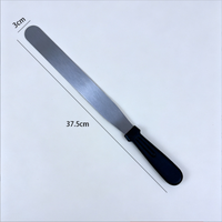 Spatule à pâtisserie, spatule à crème en acier inoxydable, outil de décoration, couteau à démouler les gâteaux de 6, 8, 10, 12 pouces, outil de pâtisserie