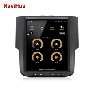 10.4 Inch Radio Tape Head Unit Car Stereo DVD Player for Dodge RAM 2013 2018 Audio Radio Receiver Tesla Style Touch Screen - Product Image 1