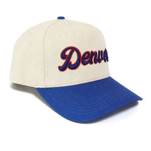Gorra de Béisbol Deportiva de 5 Paneles de Pana de Alta Calidad 100% Algodón/Poliéster, Impermeable, con Estampado de Frutas y Logotipo Personalizado - Product Image 3
