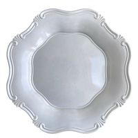 Groothandel Goedkope Tafel Rose Goud Zilver Lader Platen Bruiloft Decoratie Custom Zilveren Kralen Velg Reef Plastic Lader Plaat