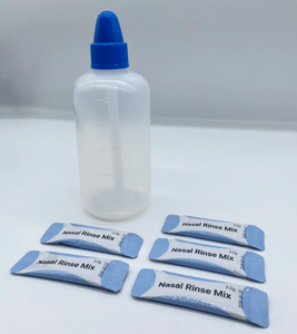 Hochwertige 250ml LDPE Kunststoff Quetschbare Nasen wasch reiniger Flasche Blue Lid Bulk Großhandel - Product Image 1