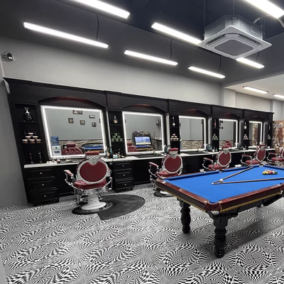 armario con espejo para cinco personas