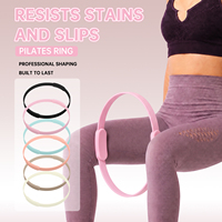 Ensemble d'accessoires de Pilates LADYGLOW pour l'entraînement à domicile avec mini ballon de yoga, bandes élastiques, poids pour chevilles et poignets, haltères, anneau de Pilates
