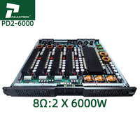 Amplificateur Paulkitson PD26000 SiC 6000W 2 canaux pour caisson de basses, amplificateur de son 1U, amplificateur de puissance audio professionnel de classe D