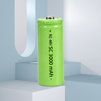 Cellule rechargeable Ni-MH haute décharge 1,2 V de taille SC, utilisée pour voitures RC, balayeuses et appareils électroménagers, accepte l'étiquetage privé et la personnalisation