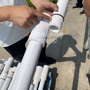 Tùy chỉnh PVC-U <span class=keywords><strong>uPVC</strong></span> cột ống nước giếng sâu chuyển ống trong kích cỡ khác nhau và màu sắc cho khoan nước giếng - Product Image 5