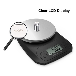 Mini Báscula <span class=keywords><strong>de</strong></span> Cocina Electrónica Camry para Medir Peso, Báscula Digital Portátil <span class=keywords><strong>de</strong></span> Acero Inoxidable con Pantalla LCD para Alimentos - Product Image 6