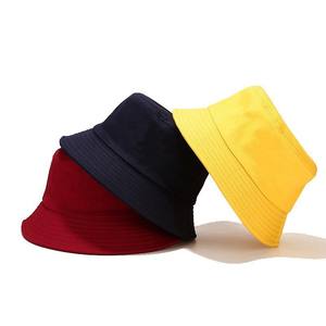 หมวกชาวประมงสีพื้นจากโรงงาน ผลิตจากผ้าแคนวาสคอตตอนแท้ หมวกบักเก็ตสำหรับทุกเพศ ป้องกันแสงแดดสำหรับกิจกรรมกลางแจ้ง รุ่น WD-102 - Product Image 1