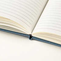 Agenda/Journal A5 A6 B5 à grille pointillée 2025 2026 avec élastique, couverture rigide en cuir, 80 feuilles
