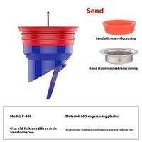 Filtre de Vidange Anti-Bouchon pour Évier de Cuisine, Siphon de Sol Désodorisant Anti-Odeur, Crépine et Bouchon pour Douche et Égout