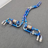 Système d'échappement Catback en titane pur de grade 2 pour Bentley Bentayga 4.0 V8 / 6.0 W12, compatible avec le contrôle de soupape d'origine OEM