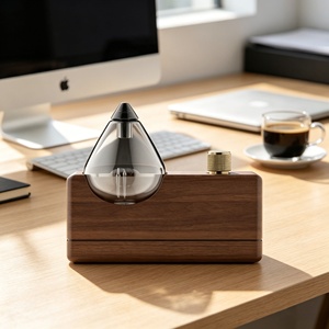 Difusor de Aromaterapia Eléctrico de Lujo de Alta Gama, Material de Madera y Vidrio Premium, Nebulizador de Aroma sin Agua para Fragancia Interior - Product Image 4