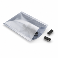 Metallic Silver Anti Static Flat Bags for PCB IC Electronic Components Hardware Parts Custom Wholesale Packaging S14B