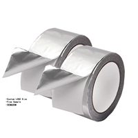 Ruban adhésif en aluminium conducteur renforcé résistant à la chaleur pour l'étanchéité des conduits de ventilation CVC et la réparation de conduits métalliques, idéal pour les gaines de sèche-linge et les tuyaux.