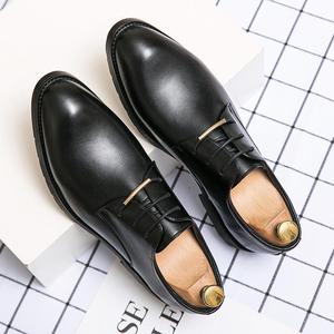 Nouvelles Chaussures Habillées en Cuir pour Hommes Style Classique à Bout Rond Chaussures Décontractées Tendance - Product Image 3