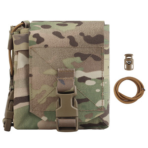 JinTeng Gilet Tactique Poitrine Suspendue MOLLE Expansion Pack <span class=keywords><strong>Radio</strong></span> Side Pouch Sac Grand Camouflage Multi-fonctionnel Secondaire Sac - Product Image 1