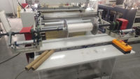 Machine automatique de fabrication de sacs poubelle HSLJ-800 pour sacs en plastique PE poly nylon t-shirt machine de fabrication de sacs à provisions en plastique noir