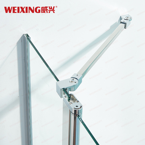 Puerta <span class=keywords><strong>de</strong></span> ducha <span class=keywords><strong>de</strong></span> aluminio para baño <span class=keywords><strong>de</strong></span> alta calidad, pantalla <span class=keywords><strong>de</strong></span> ducha <span class=keywords><strong>de</strong></span> pivote cuadrado <span class=keywords><strong>de</strong></span> <span class=keywords><strong>vidrio</strong></span> templado sin marco - Product Image 6