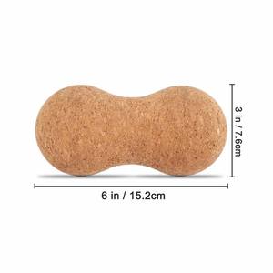 Kork-Massageroller-Set - Enthält Erdnuss-Massageroller Mini-Roller - Tragbarer Langlebiger Körpermassager Yoga-Block für den Rücken - Product Image 4