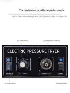 Freidora a presión <span class=keywords><strong>de</strong></span> gas comercial <span class=keywords><strong>de</strong></span> acero inoxidable fácil <span class=keywords><strong>de</strong></span> limpiar para alitas <span class=keywords><strong>de</strong></span> <span class=keywords><strong>pollo</strong></span> <span class=keywords><strong>fritas</strong></span> - Product Image 6