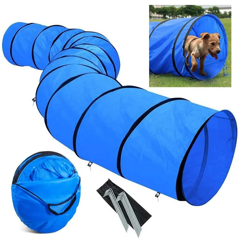 犬のためのペット敏捷性トンネル犬屋外ゲームトレーニングと運動器具