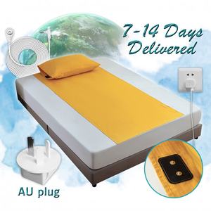 Drap plat brodé personnalisé en coton biologique 400TC, antistatique, anti-âge, antibactérien, pour la maison, l'hôtel, l'hôpital - Product Image 3