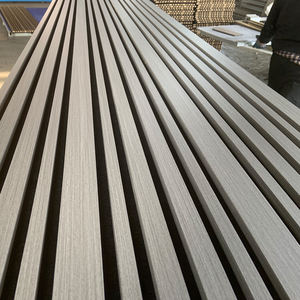 Panneau acoustique en bois à lattes en chêne et noyer moderne, approvisionnement direct d'usine, vente en gros, panneau mural intérieur en MDF Akupanel - Product Image 4