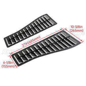 Par de Rejillas de Ventilación para Capó, Extractor de Calor, Entrada de Aire de Acero para Camaro Z28 IROC-Z IROC 1985-1990 - Product Image 6