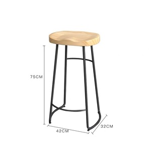Tabouret de <span class=keywords><strong>bar</strong></span> moderne de luxe au design nordique en métal, chaise haute stable pour la maison, le restaurant, la cuisine, l'hôtel, mobilier de salle à manger, hauteur de <span class=keywords><strong>comptoir</strong></span> - Product Image 6